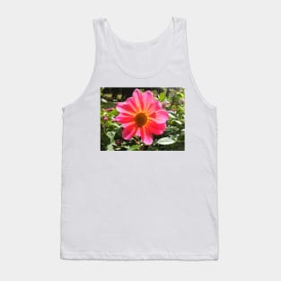 pink dahlia flower Tank Top